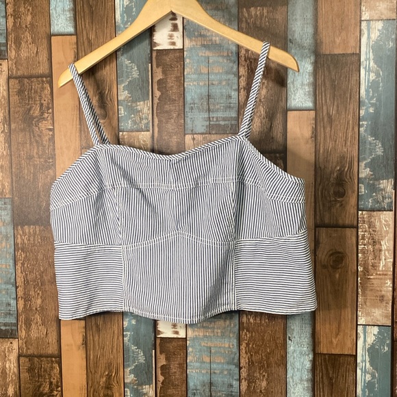 Universal Thread | Tops | Universal Thread Striped Cotton Crop Tank ...